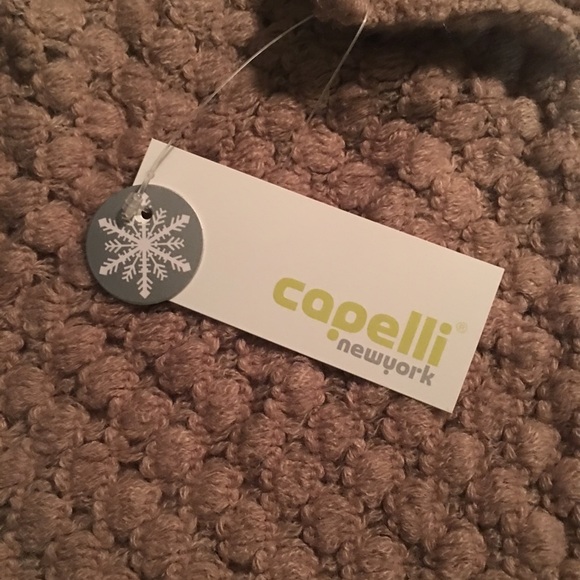 Taupe/Tan Knitted Forever Neckscarf - Picture 4 of 5